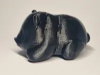 Figurine panda endormi — photo 4