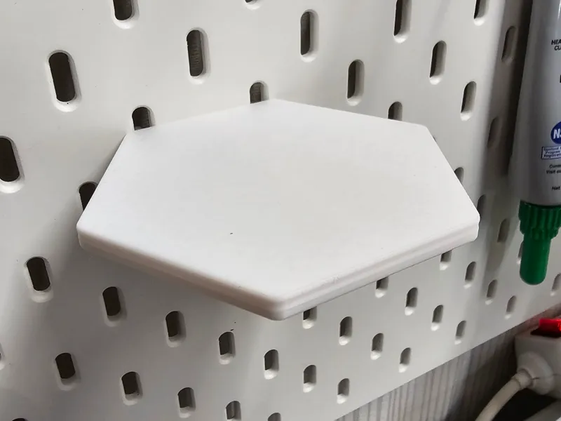 Ikea Skadis Hexagon Regal 90mm
