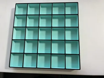 Organizador: Bead & Small Parts Organizer - 25-Grid — vista de referencia 3