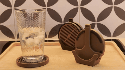 DryBench Coaster – Captures Condensation & Drips