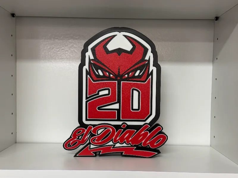 Fabio Quartararo 20 el diablo easy print not ams