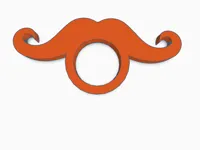 Moustache pour bec de saxophone baryton — photo 1