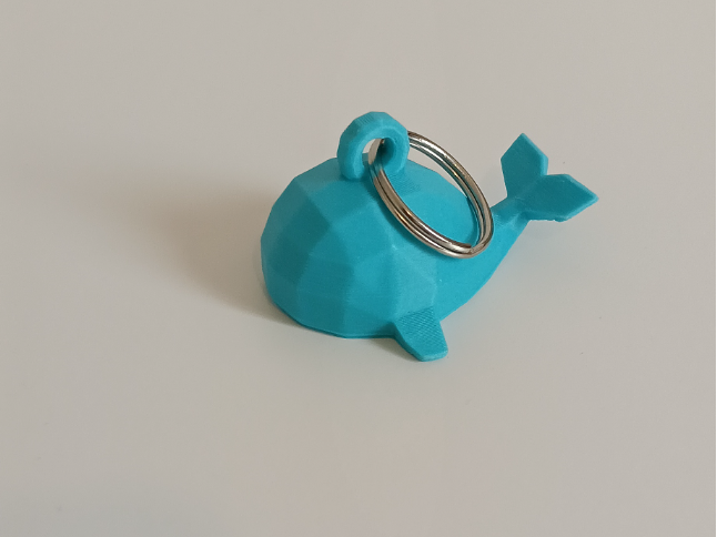 Whale Keychain