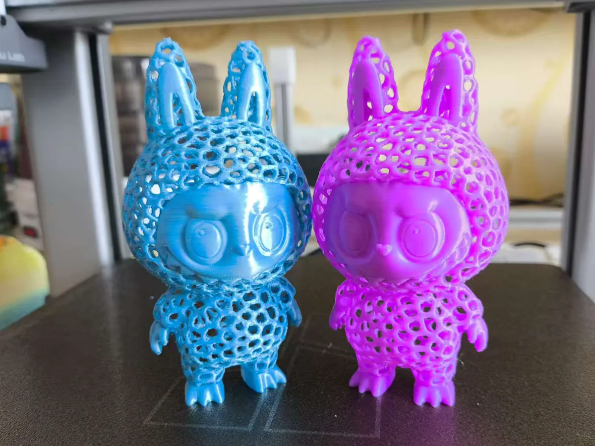 Openwork Labubu, weighing only 18 grams - Free 3D Print Model - MakerWorld