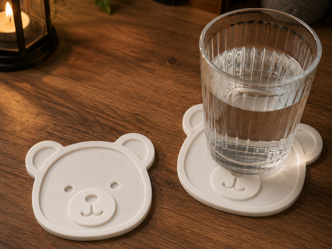 Cute Bear Coaster-3D Printable Drink Coaster