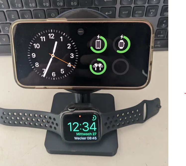 Support incliné MagSafe pour iPhone et Apple Watch