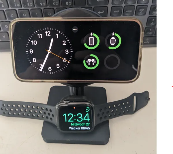 Support incliné MagSafe pour iPhone et Apple Watch