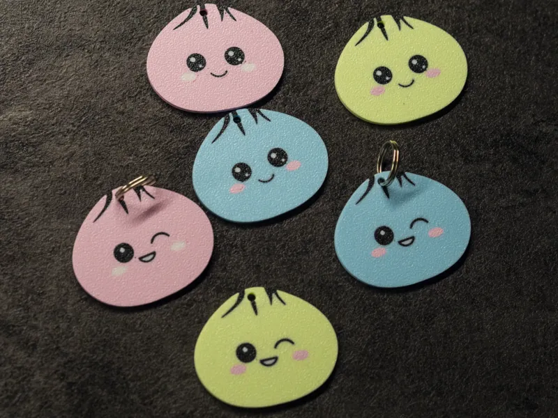 Dumpling keychain