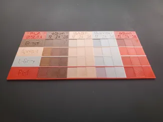 Nuancier Superposition Couleurs AMS