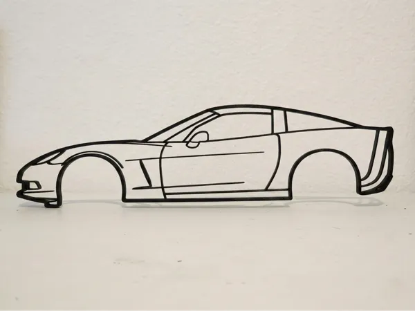 Décoration murale Chevrolet Corvette C6