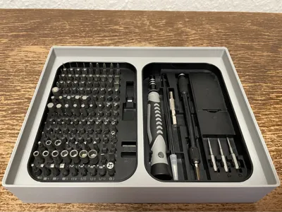 Gridfinity Bin for "Deyard" Precision Screwdrivers