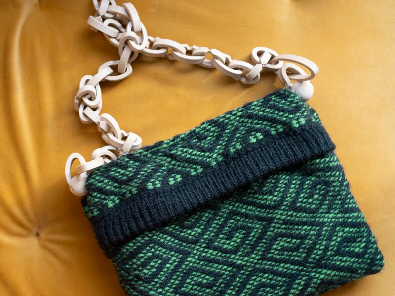 Chain bag handle magnetic - thick fabric gap -14mm