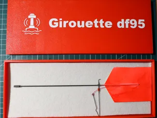 Storage box for wind vane