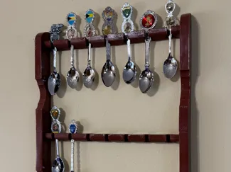 Souvenir Spoon Display Rack