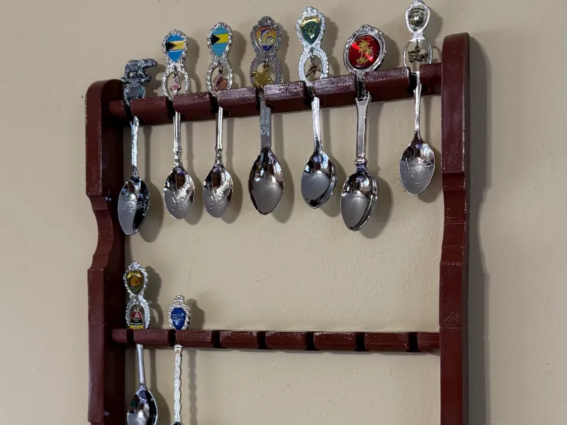 Souvenir Spoon Display Rack
