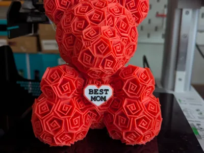 Heart "BEST MOM" compatible with Rose Bear