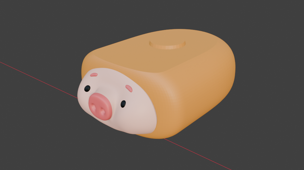 Miniatura 5 do modelo 3D 猪堡堡 - 猪猪麦当劳系列 - 叠叠乐汉堡