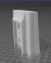 Angled on the wall, 0.2mm layer, 5 walls, 15% infill