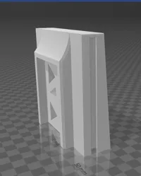 Angled on the wall, 0.2mm layer, 5 walls, 15% infill