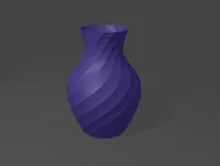 Vase polygonal torsadé — photo 4