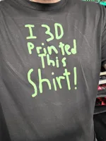 Print on parchment paper and hot iron transfer to shirt