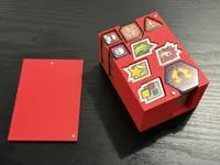 0.24mm, 15% infill with magnetic cover for vertical storage
