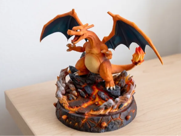 Charizard Magma Burst Diorama