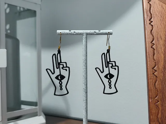 Aretes Mano de la Clarividencia