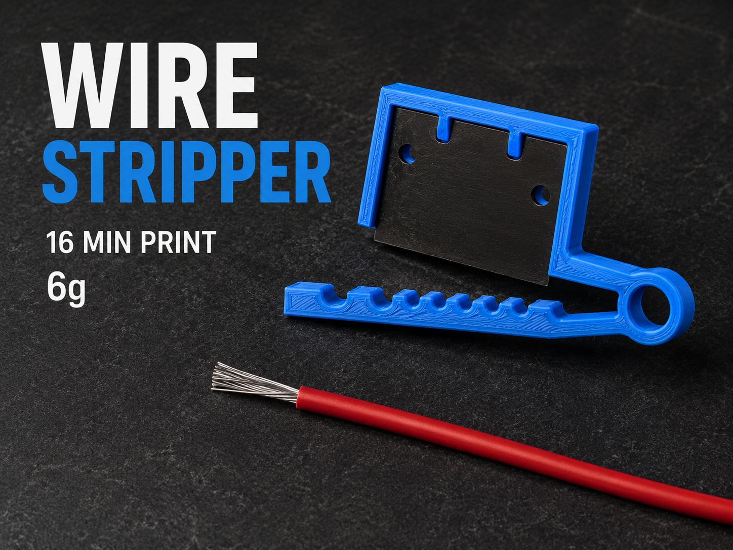 Wire stripper( uses deafult bambu razor)