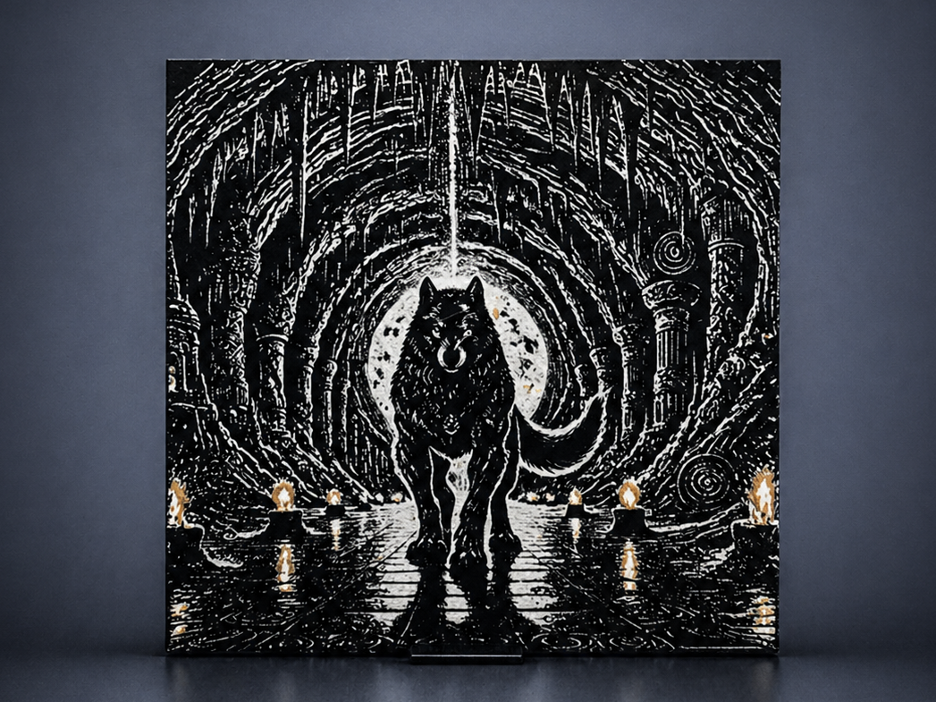 Moon Guardian in the Ancient Cavern