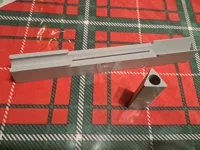 Arrow fletching template for 6,2mm shaft