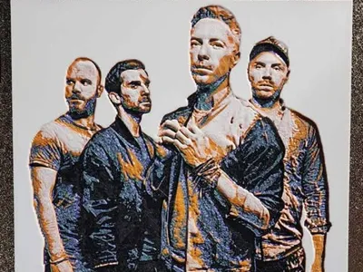 The Band Coldplay Members with Logo Hueforge