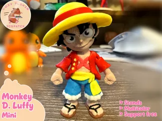 Monkey D Luffy MultiColor Mini Print-In-Place