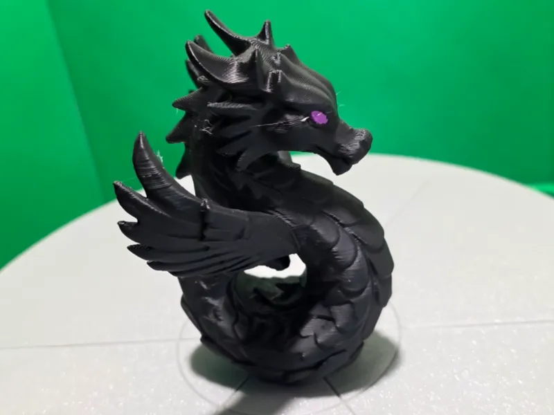 Decorative Obsidian Figurine - Dragon