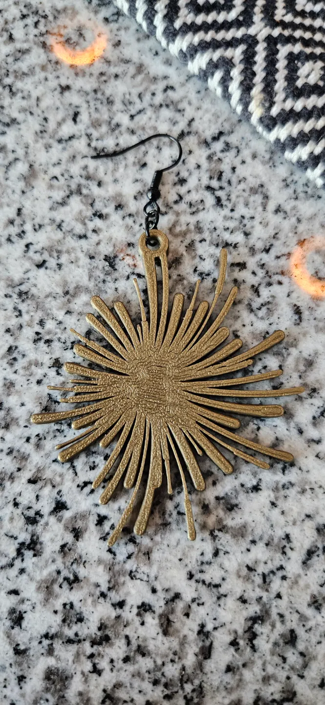 Solid Firework Earring view 3