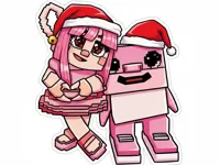 Figurine de Noël meme — les sœurs brainrot — photo 1