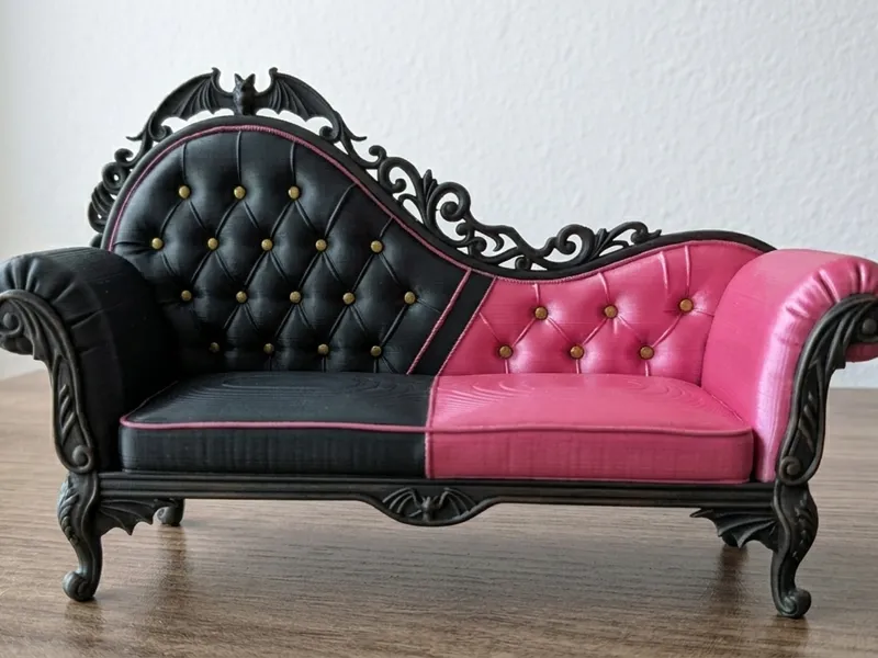 Monster High Draculaura Inspired Doll Sofa
