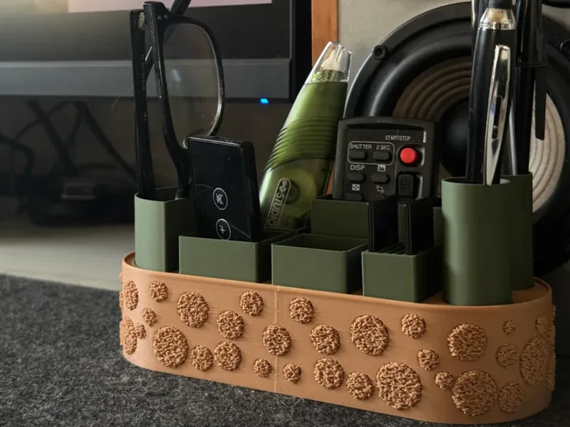 Multi Textured Desk Organizer - 2 Different sizes