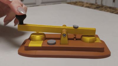 Morse Code Telegraph Desk Fidget Clicker