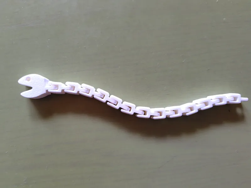 白蛇キーホルダー