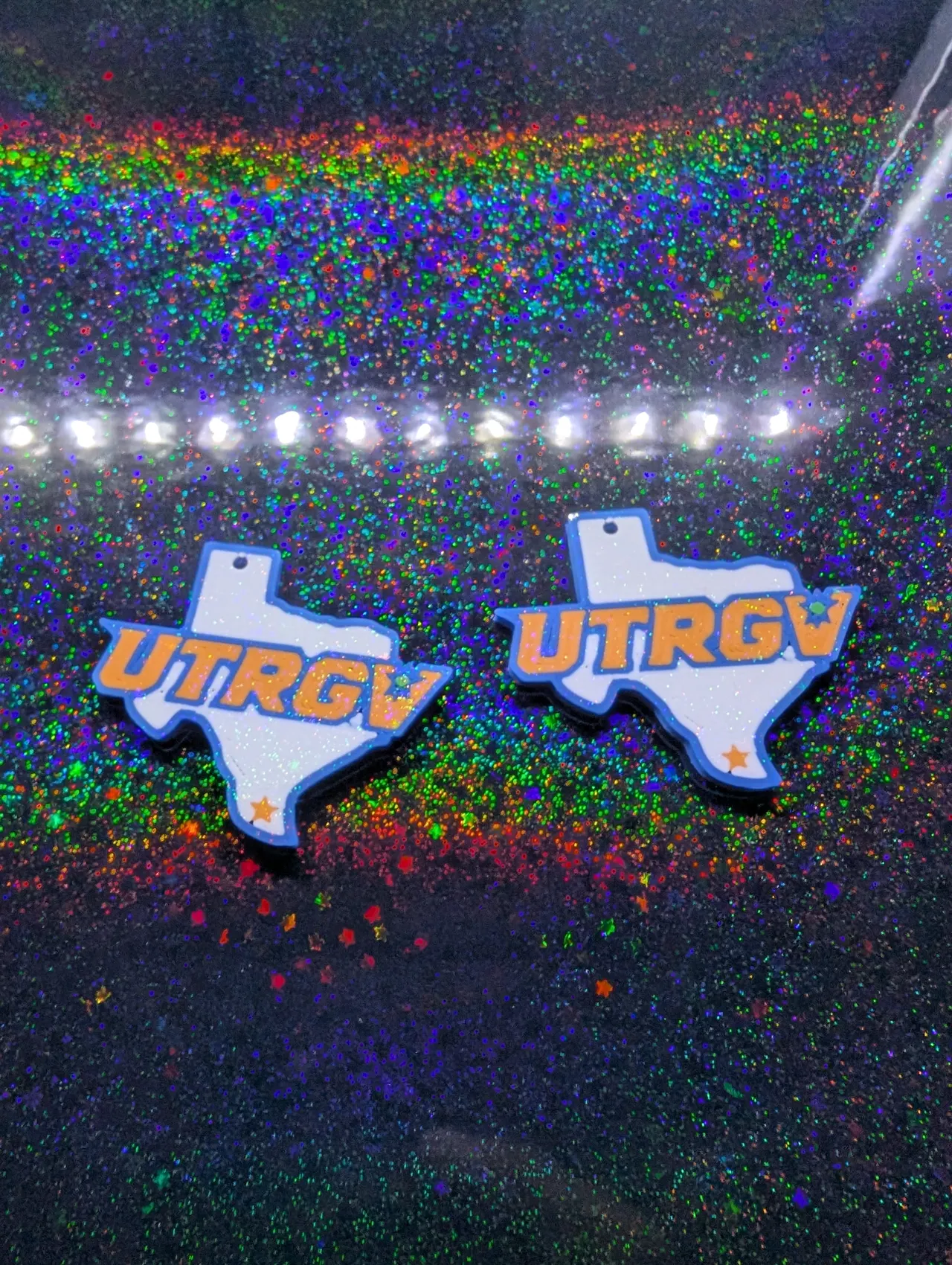 UTRGV Earrings view 2