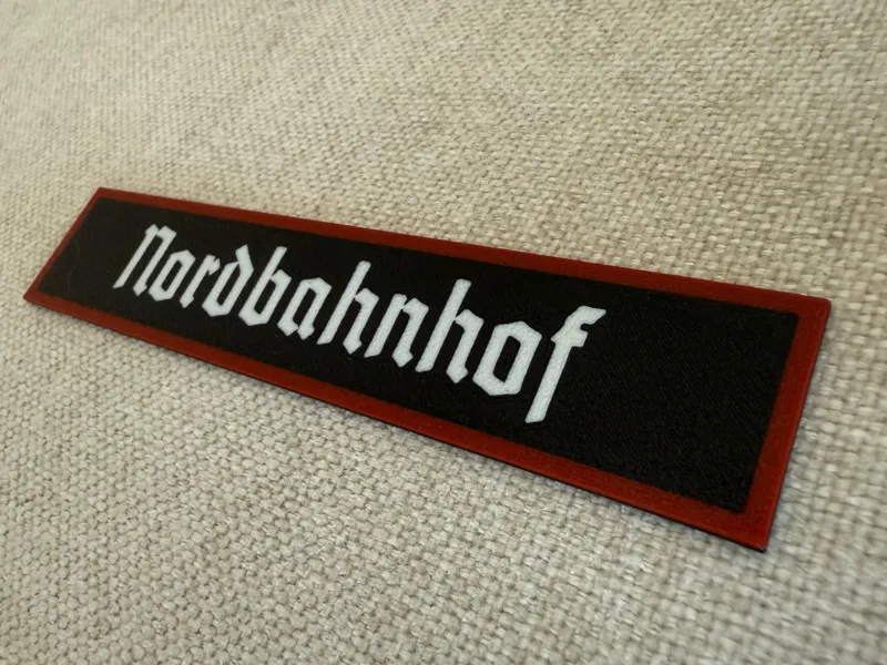 Berlin Nordbahnhof station sign