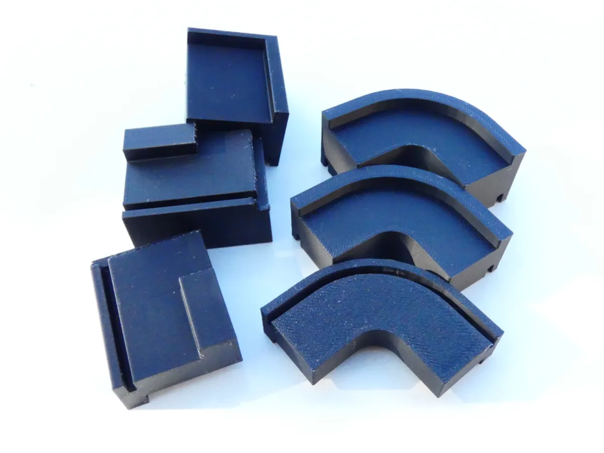 P1S Glass Top Cover Cooling Block Risers 3 sizes! - Free 3D Print Model ...