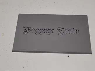 Old World Baggage Train Base / Marker