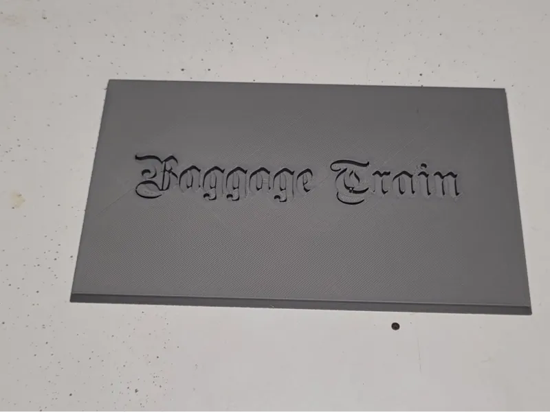 Old World Baggage Train Base / Marker