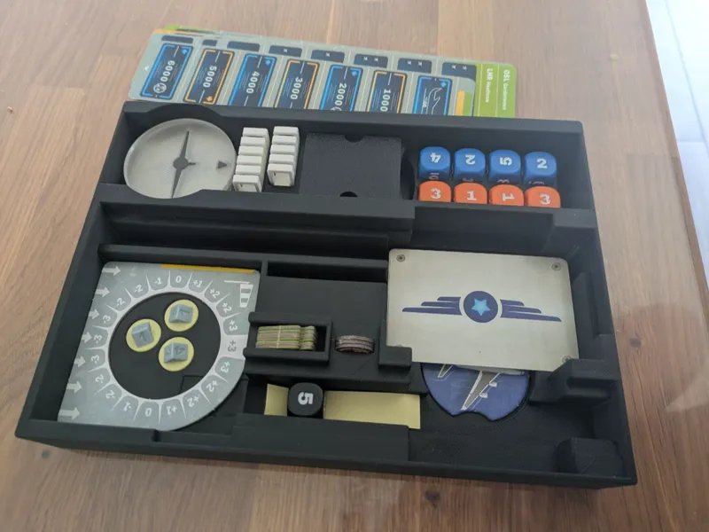 Sky Team Board Game Material Set - Tokens & Inlays
