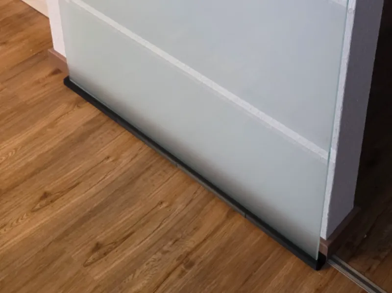 Bodenleiste für Glasschiebetür