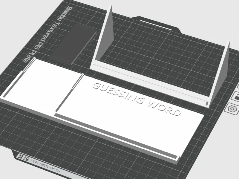 Deck & Coin Spelling Tray