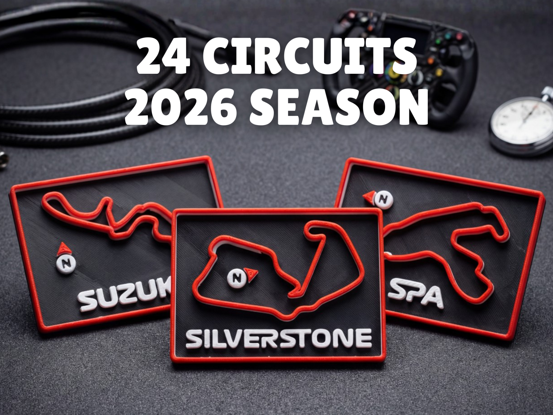 F1 2026 Circuits Display Cards – Full 24 Track Set