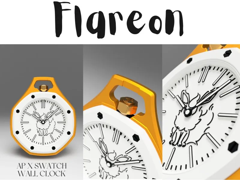 FLAREON - Wall Clock